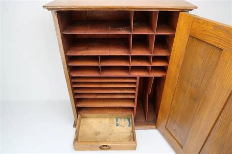 antique metal box sales ticket holder|Antique Oak Railroad Ticket Cabinet .